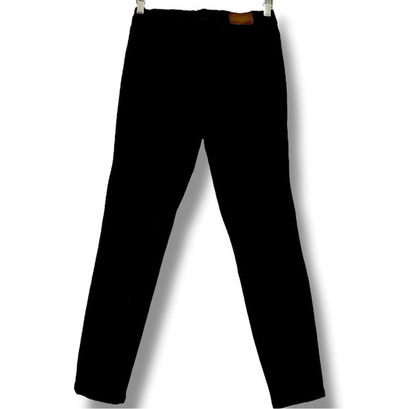 112 J.Crew | EUC Toothpick Stretchy True Black Jean (Size 28) - Picture 3 of 9